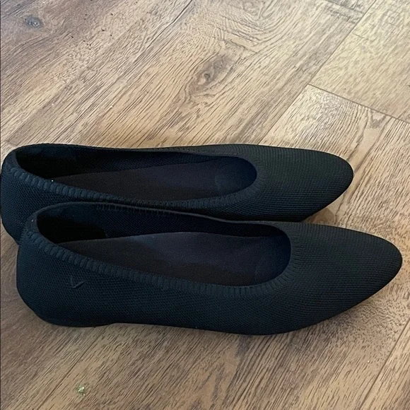 Vivaia Black Knot Flats Size 41.5 US 10.5 - Picture 2 of 10